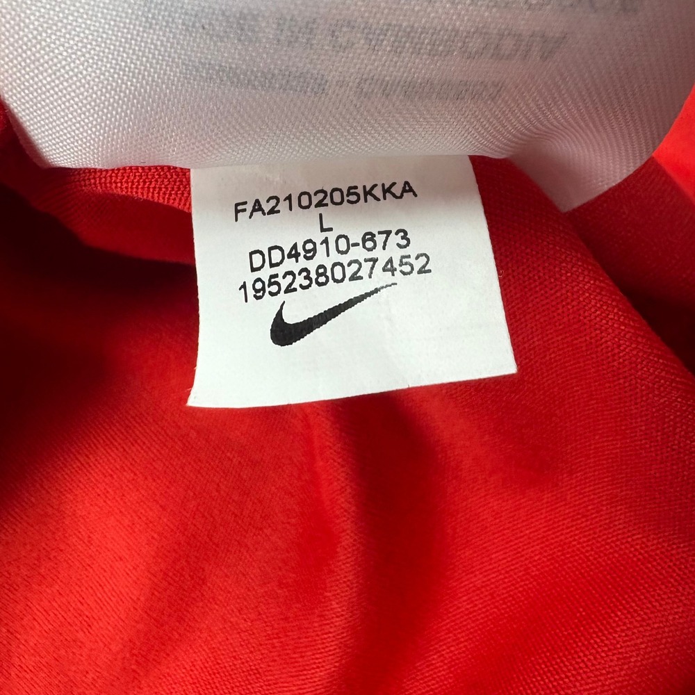 NIKE Running Move To Zero Double Swoosh Womens Lg. Racerback‎ Red Tank Top - Picture 10 of 12